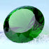 Crystal Glass Diamond Shaped Decoration, Green 60mm Jewel Paperweight, Gift Decoration Idea for Christmas