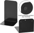 VFINE Metal Black Bookends, 1 Pair Heavy Book Ends for Shelves, Book Shelf Holder for Home Office