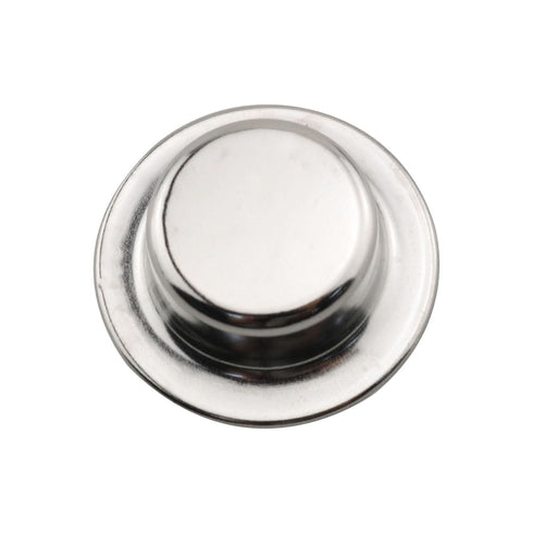 6PCS Axle Push Nut Fastener Axle Cover Nut Silver Spring Steel Push Nut Cover Stud for Lawn Mower and Wheelbarrow