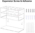 HIIMIEI Dry Erase Marker Holder for Whiteboard, Wall Mounted 2-Tier 10-Slot Clear Acrylic Organizer