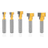 TOEVER 5pcs Keyhole Router Bits Set, 1/4 Inch Shank Router bits, Router Bit