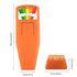 LED EMF Meter Portable Counter, Magnetic Field Detector for Ghost Hunting Paranormal Equipment Tool - Orange