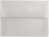 JAM PAPER A7 Translucent Vellum Invitation Envelopes - 5 1/4 x 7 1/4 - Clear - 50 Pack
