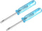 uxcell Mini Slotted Screwdriver, 2.0mm Flat Head, 45mm Length for Small Appliances Repair, 2 Pcs