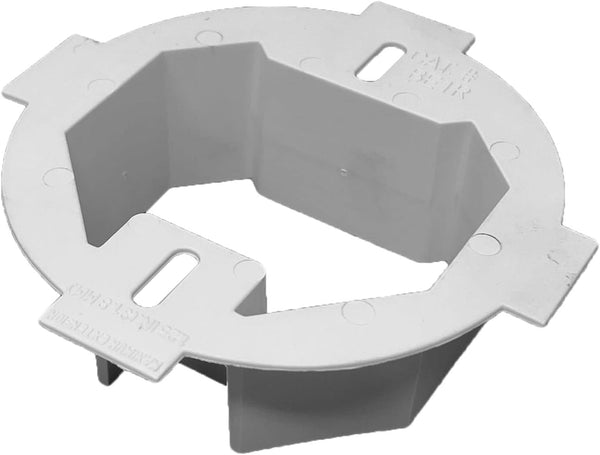 iMBAPrice BE1R (UL Listed) 1-Gang Plastic Electrical Ceiling Box Extender - 4.35-Inch x 1.5-Inch for Round or Octagonal