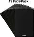 Staples Green Paper Steno Pads, Gregg Ruled, 6" x 9", 12/Pack