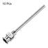 HARFINGTON 10pcs 14Gauge Stainless Steel Dispensing Needles, 1 1/2" Blunt Tips for Thick Liquids, Lab Use