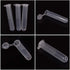 200PCS 10ml Microcentrifuge Tubes, Clear Round with Attached Lid, Plastic Lab Snap Tubes, Clear Graduation
