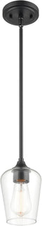 ML Lighting 9731-MB Transitional One Light Mini Pendant from Ashford Collection Finish,