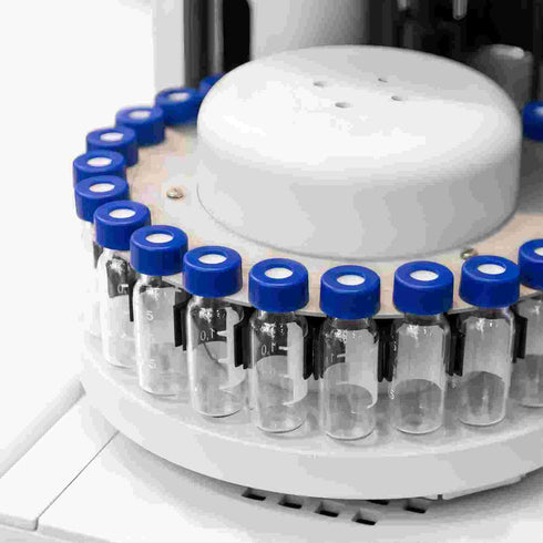 2ml HPLC Vial, 9-425 Borosilicate Autosampler Vial with Graduation, Pack of 100 with Blue Screw Cap