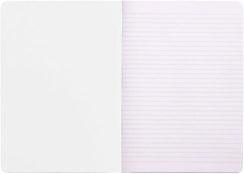 Rhodia Slim Staplebound Notebooks, Lined, 48 Sheets, 6 x 8 1/4 in., White Cover (119187C)