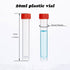 20ml Plastic Small Vials with Screw Caps Sample Tubes,PP Material, Free from DNase, RNase, Human DNA(30pcs)