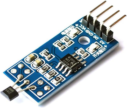10 LM393 3144 Taidacent Pcs Hall Sensor Module - Hall Effect Sensor for Speed Measurement, Motor Position Detection
