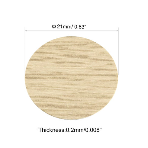 uxcell 3 Sheet/162Pcs Screw Hole Cover Stickers - 21mm Dia PVC Self Adhesive Caps for Wood Furniture