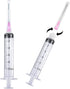 25 Pack 10ml Plastic Syringes with 18Ga, for Scientific Labs and Liquid Measuring Tools, Individually Sealed