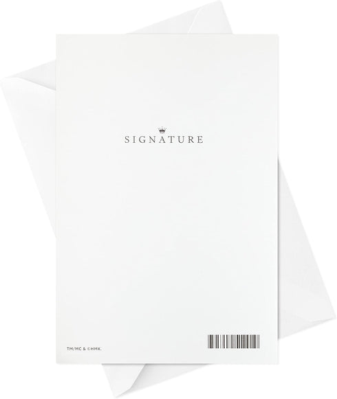 Elegant Bookshelf Birthday Card by Hallmark Signature