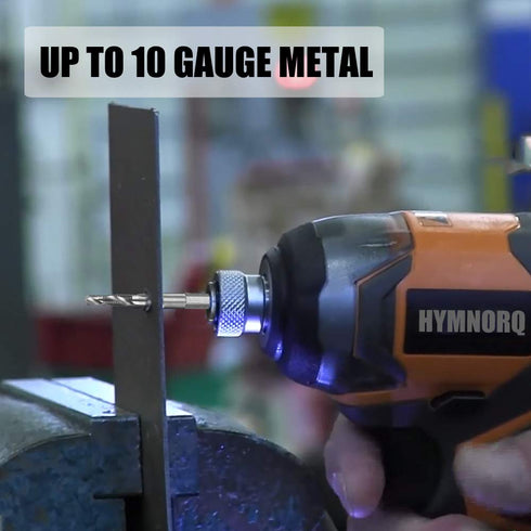Hymnorq M5 x 0.8 Metric HSS 4341 Combination Drill and Tap Bit Set, 5pcs