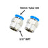 PNEUMATIC Push to Connect Fitting 10MM Tube OD x 3/8 Inch NPT Thread Male Straight Connector Air Fittings Blue PC10-N3(Pack of 10)