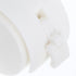 4pcs 1.5-inch 8x13mm Ciieeo White Universal Swivel Caster Wheels with Locking Brake, Threaded Stem, Replacement