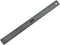 JAM PAPER Strong Aluminum Ruler - 12 Inch Metal Ruler with Non-Skid Cork Backing - Grey Metallic - Sold Individually