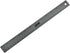JAM PAPER Strong Aluminum Ruler - 12 Inch Metal Ruler with Non-Skid Cork Backing - Grey Metallic - Sold Individually