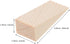 Wooden Door Wedge Stopper, 2PCS Triangle Wood Block, Non-Slip Door Stop for Indoor and Outdoor Use