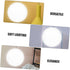 80mm Abaodam Frosted Glass Lamp Shade Replacement for Floor Lamp and Wall Sconce, Globe Cover Diameter, Ceiling Pendant