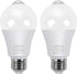 Aukora Motion Sensor Light Bulbs, 12W (100-Watt Equivalent) E26 Motion Activated Dusk
