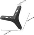 4pcs 11cm DOITOOL Matte Black Furniture Support Feet Metal Triangle Sofa Legs Bed Legs Cabinet Feet for Modern Sofa