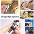 105 Degree Right Angle Driver Angle Extension Bit Kit, 1/4 inch Flexible Power Screwdriver Drill Attachment for