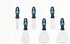 Cnnzdo 6 Pack Set Spackle (1", 1.5", 2", 3", 4", 5") Putty Knife Stainless Steel & Paint Scrapers | Flexible Metal