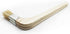 Wooden Handled Hog Bristle Radiator Paint Brush, 11" Long, 1" Brush Width (2 Pieces)