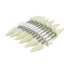Luo ke 10mm Wool Felt Polishing Bits, 1/8'' Shank, Conical Shape for Dremel Rotary Tool