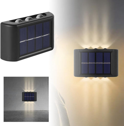 Generic Solar Outdoor Wall Lights, Eco-Friendly, Automatic On/Off, Outdoor Fence Solar Lamp, Easy Installation, Garden