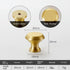 SANCHAKOU 2Pcs Drawer Handles Pull Brass Wardrobe Cabinet Door Handle Bedside Table Wine Cabinet Drawer Handle Diamond