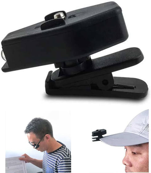 HXNH 360 Clip-on Eyeglass LED Light Book Reading Lamp Degrees Adjustable Lamp