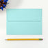LUXPAPER A7 Invitation Envelopes, 50 Pack, Seafoam, for 5 x 7 Cards, with Peel and Press Seal