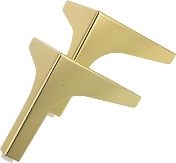 Operitacx 2pcs Metal Furniture Legs Triangle Stable Sofa and Cabinet Feet Replacement