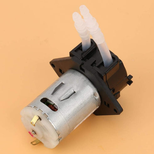 24V DC DIY Peristaltic Liquid Pump Dosing Pump for Aquarium Lab Analytical 10ml/min -90ml/min(black)