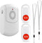 Caregiver Pager Wireless Call Button System, Personal Alert Panic Button for Home Elderly Nurses Calling System