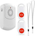 Caregiver Pager Wireless Call Button System, Personal Alert Panic Button for Home Elderly Nurses Calling System
