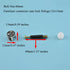 HAHIYO 20Sets 12x15mm Furniture Connector Cam Lock Fittings Dowel Flat Back Fastener Table Side Knock Down