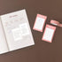 Monolike Basic Line Orange Sticky-it, 6p Set Self-Adhesive Memo Pad, 50 Sheets