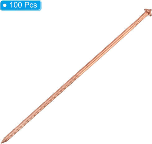 PATIKIL 100pcs CD Weld Pins, 120mm Insulation Stud Welder Pins for Repair Boat and Self Locking Washer