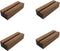 OHEETU 4PCS Wood Place Card Holders Table Number Stands Name Tag Displaying Holder