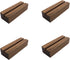 OHEETU 4PCS Wood Place Card Holders Table Number Stands Name Tag Displaying Holder