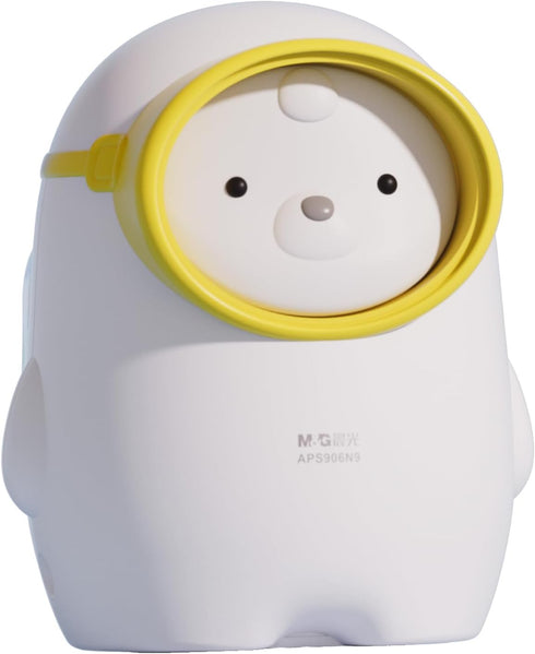 M&G Electric Pencil Sharpener, Portable Battery/USB Dual Power Operated Sharpener for Kids & Students