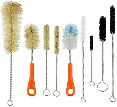 Ultimate Bottle & Tube Brush Cleaning Set, 9 Sizes & Shapes by ProTool