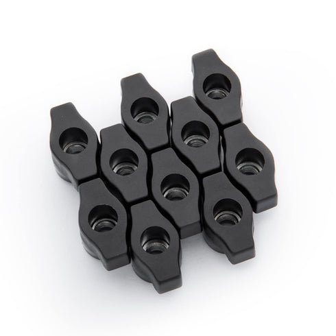 DuBois 10 Pack 1/4"-20 Wing Knobs, Clamping Knobs with 7/8" Depth & 1-1/4" Head Length for T Track Accessories