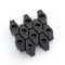 DuBois 10 Pack 1/4"-20 Wing Knobs, Clamping Knobs with 7/8" Depth & 1-1/4" Head Length for T Track Accessories